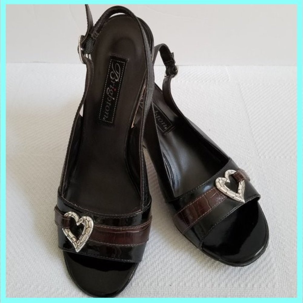 Brighton "Rally" Wedge Shoes Size 7M Like New